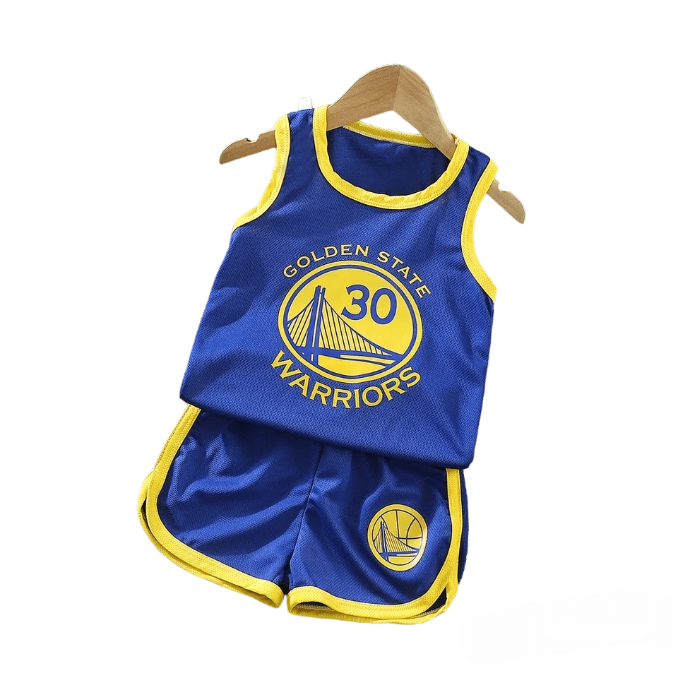 Mini outfit Golden state Warriors bleu